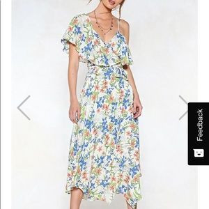 Nasty Gal Bloom Again Floral Dress - Worn Once